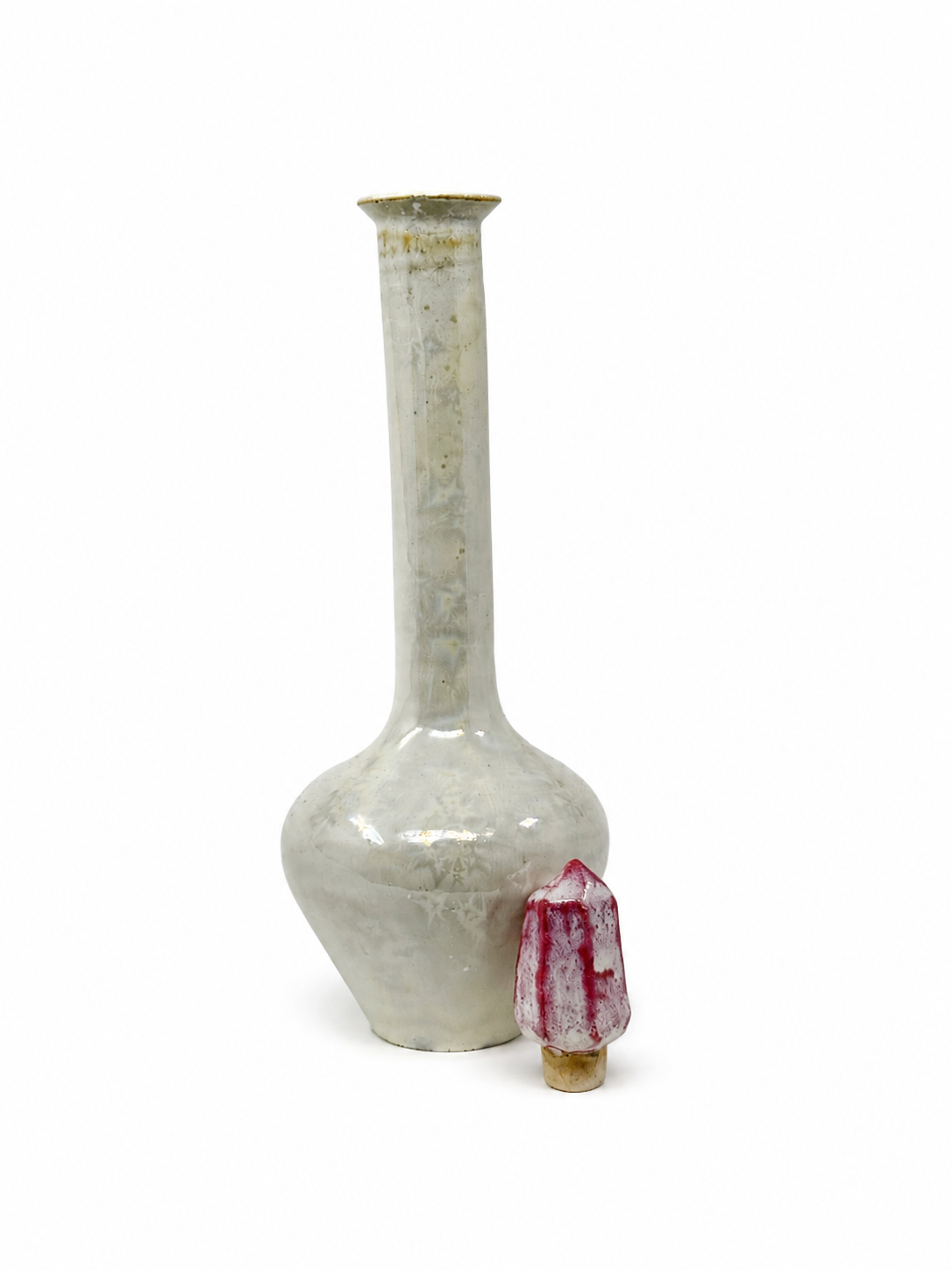 Decorative Potion Bottle with Crystal Topper