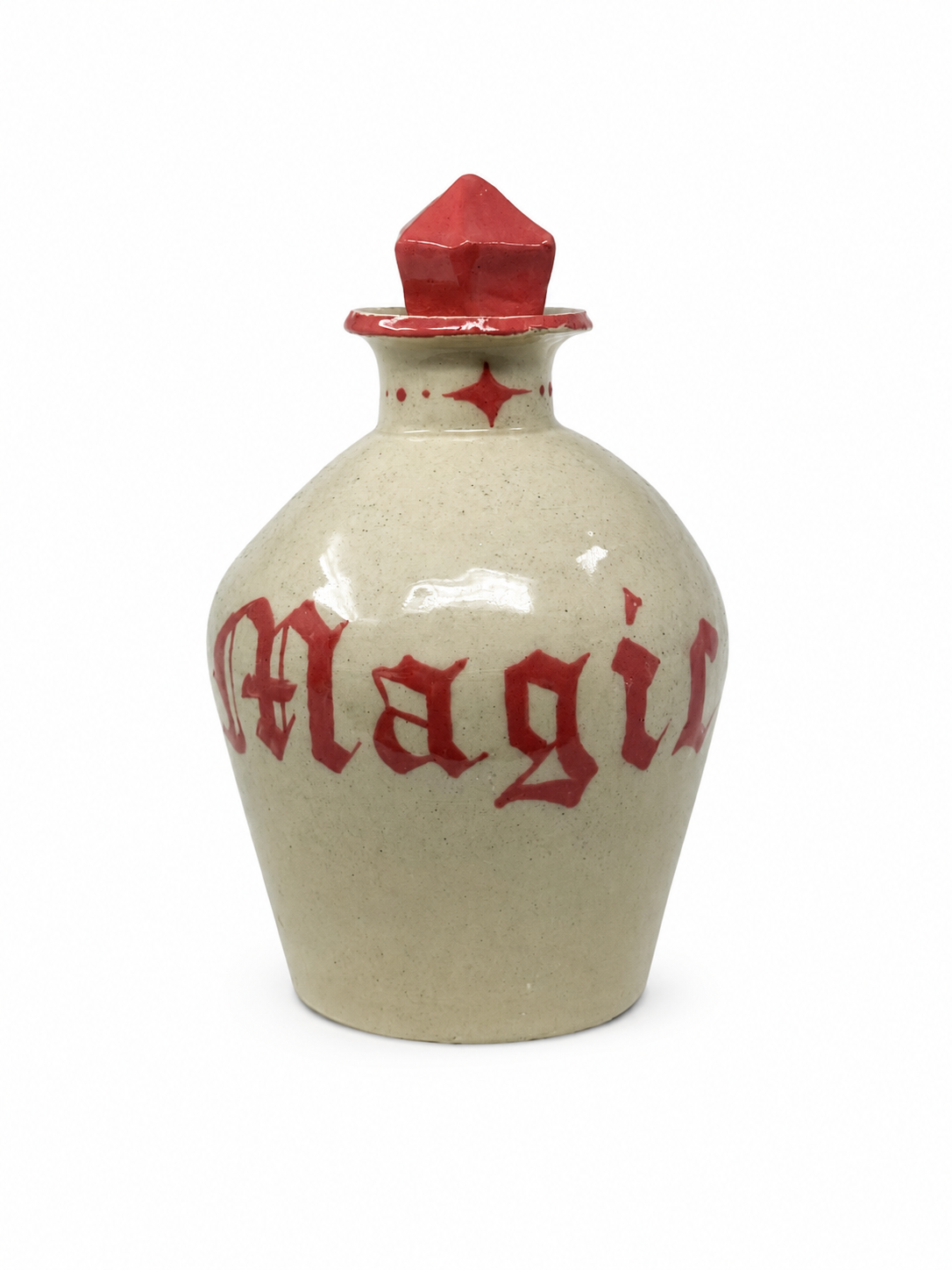 Magic Ceramic Bottle with Crystal Stopper