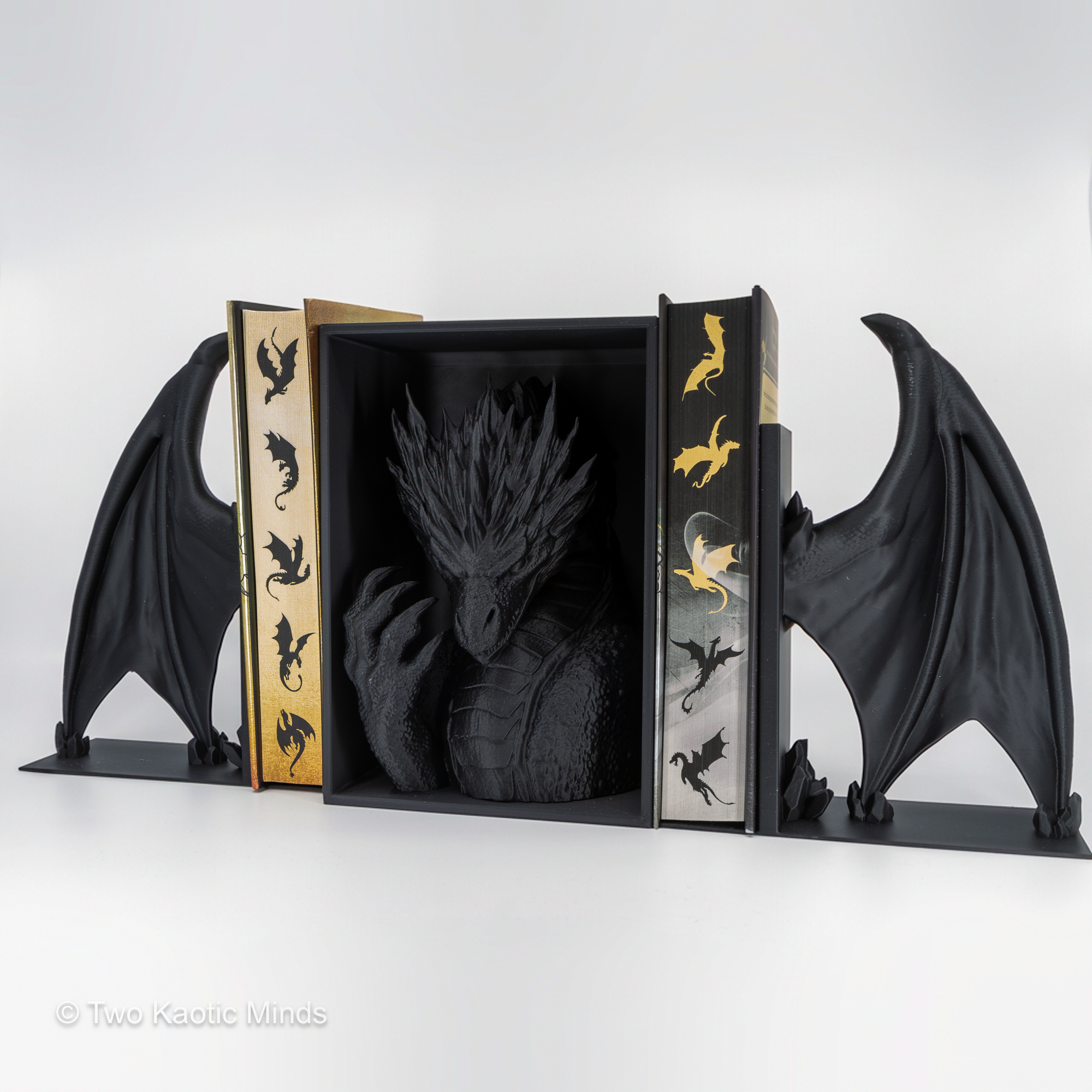 Frost Dragon Book Nook & Wing Bookends