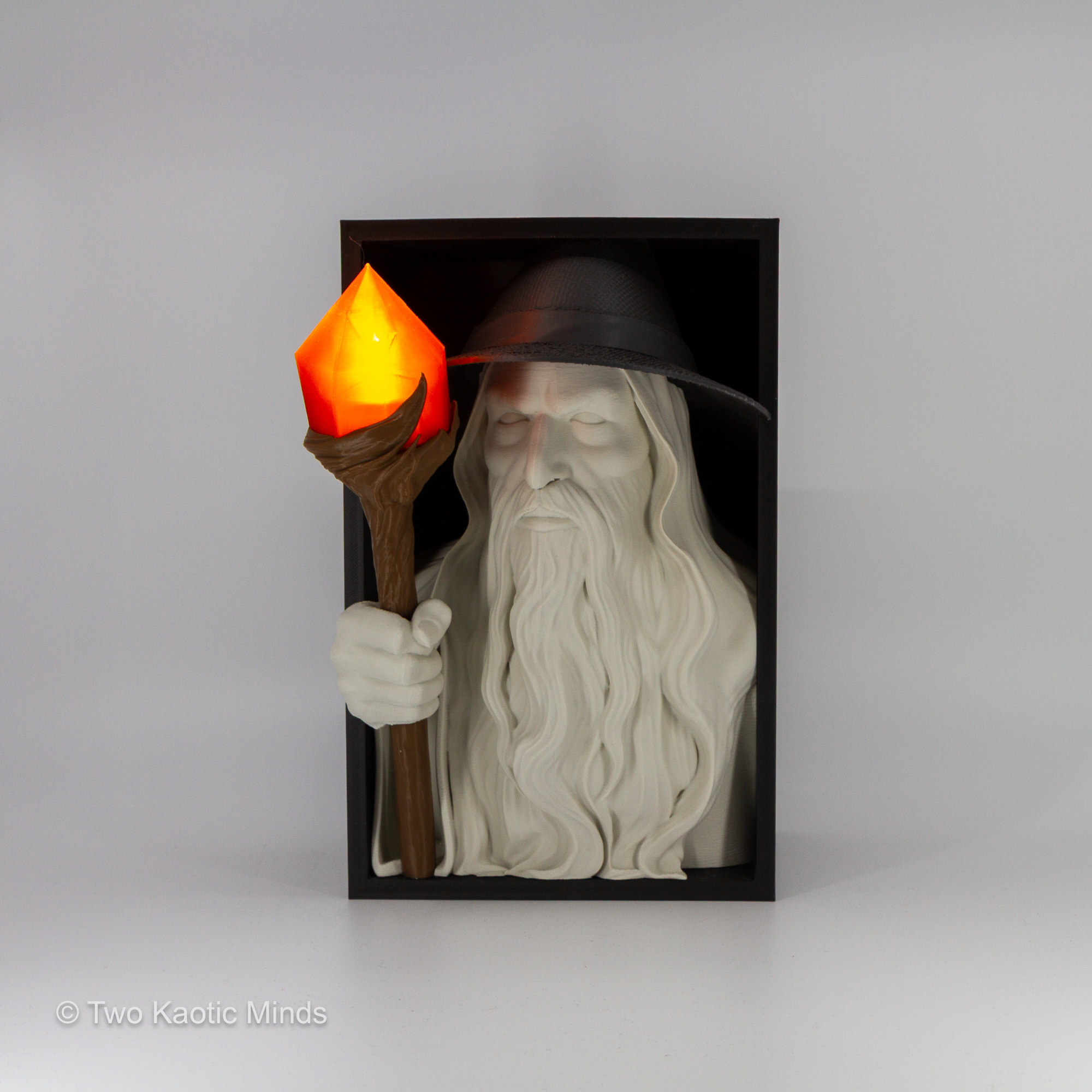 Glowing Wizard Book Nook