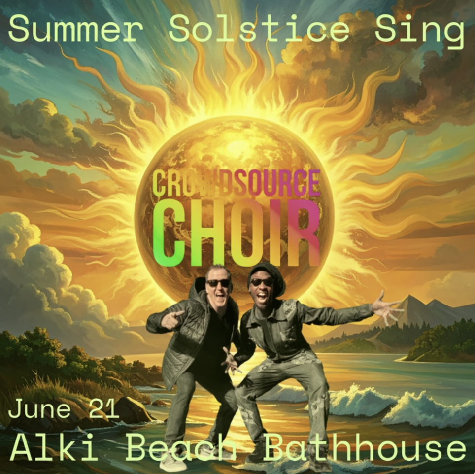 Crowdsource Choir: Summer Solstice Sing at Alki Beach