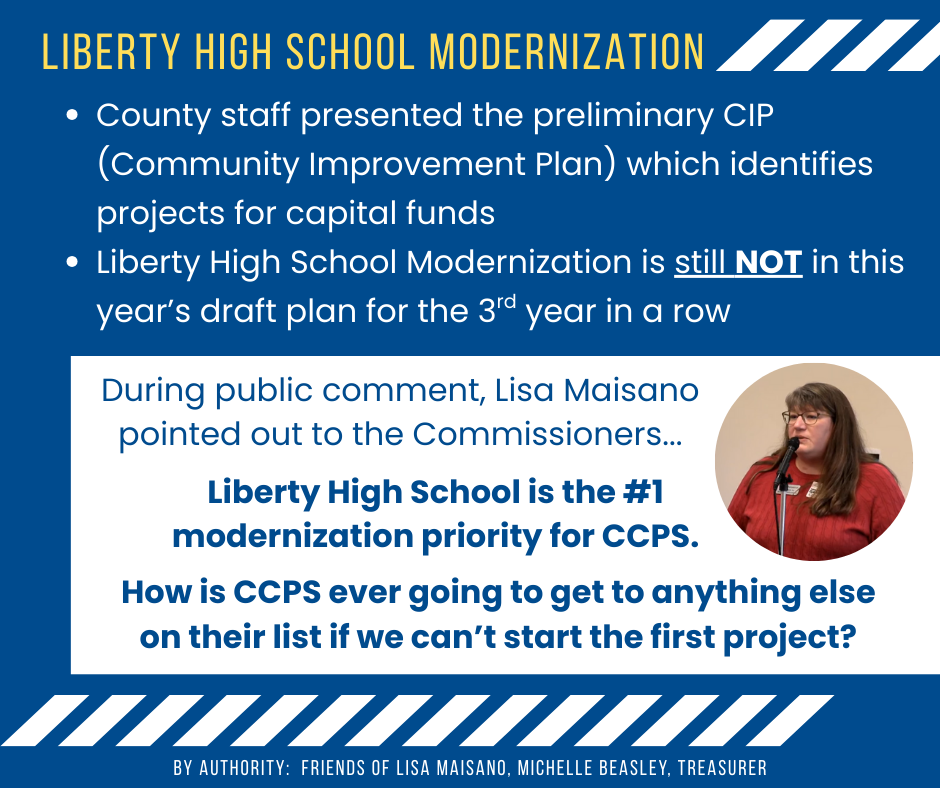 Lisa Advocating for Capital Projects