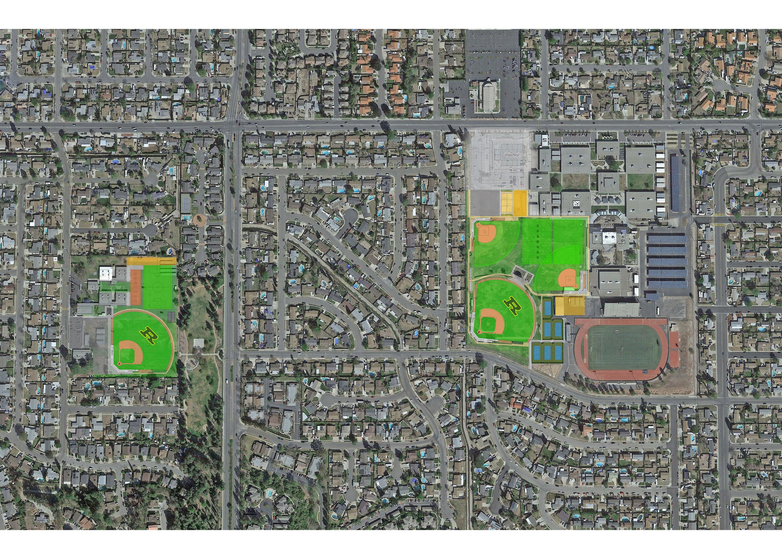 Simi Valley High School & Royal High School Sports Fields Master Plans