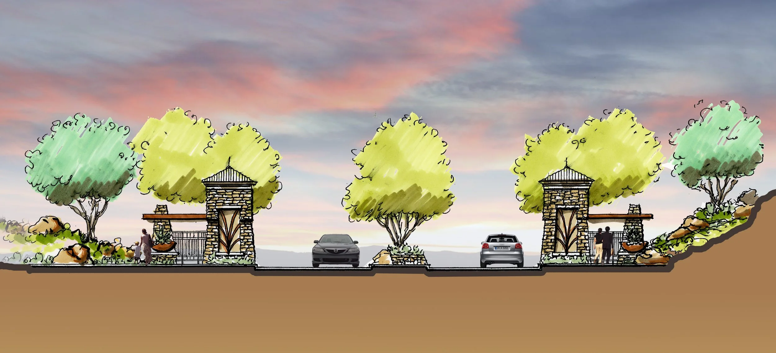 Village entry elevation-color.jpg