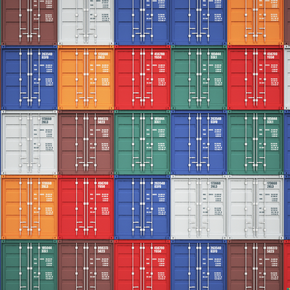 Containers for freight forwarding logistics shipping consultancy