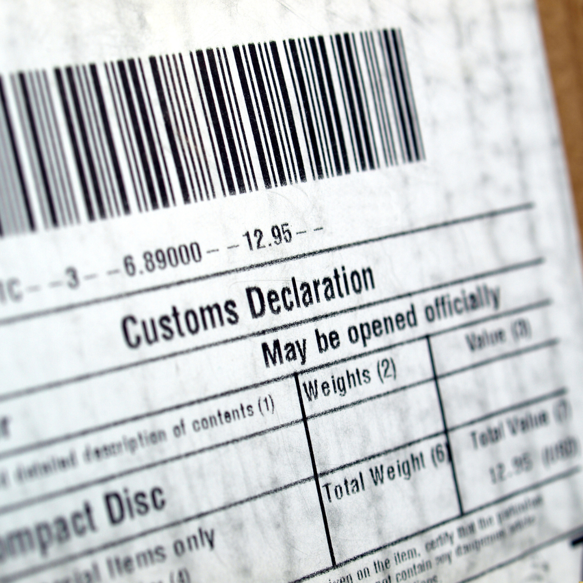 CDS Customs Declaration form for UK Import Compliance