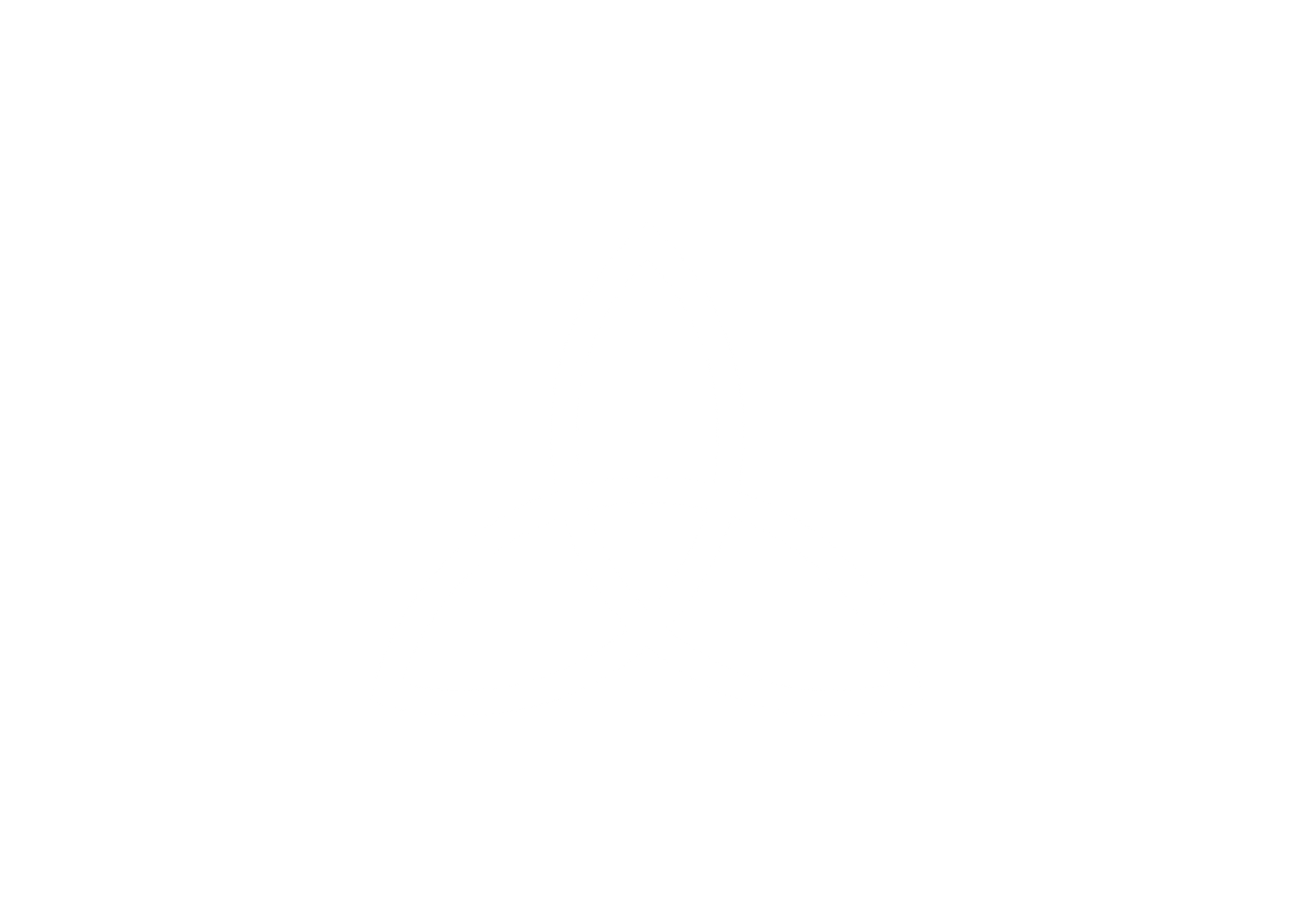 Black background with a white interlocked triple-knot Celtic triquetra symbol in the center.