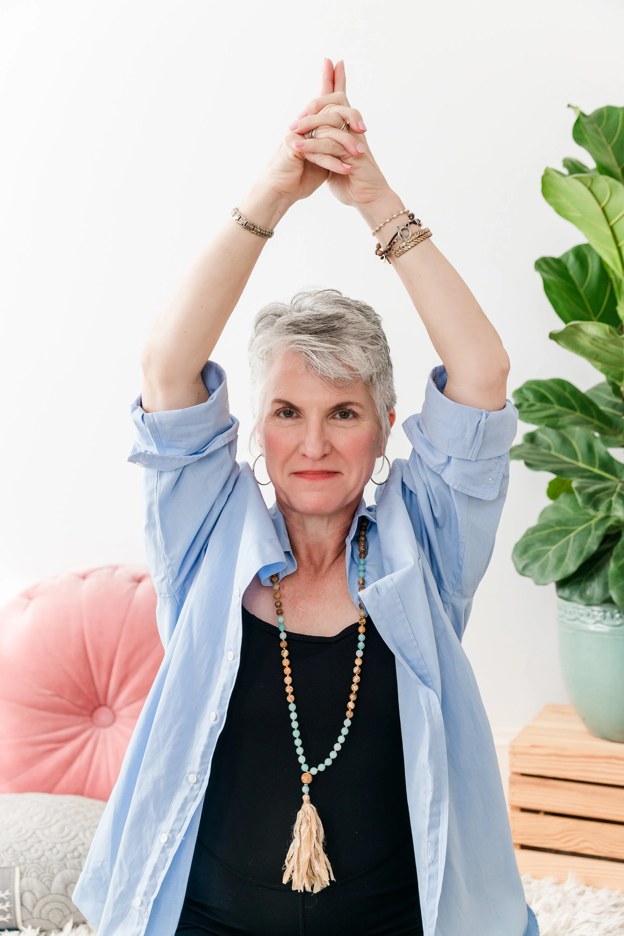 Heather Hatcher practicing mindful movement, serving Charlotte, Wilmington, and Winston-Salem, North Carolina.