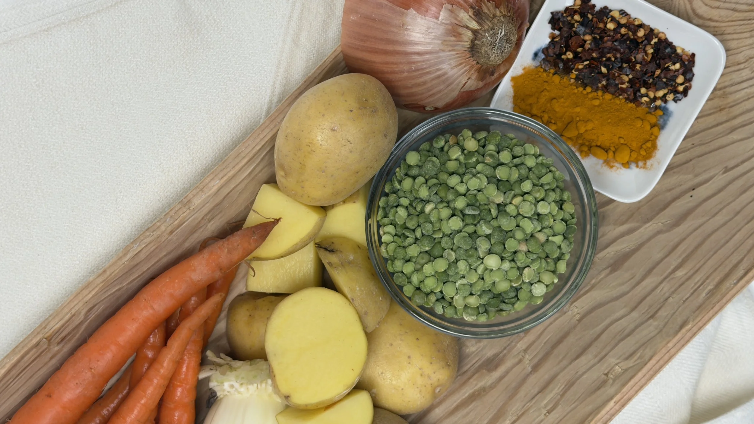 vegan split pea soup small batch grand rapids michigan