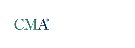 CMA logo with green and blue text on a white background.