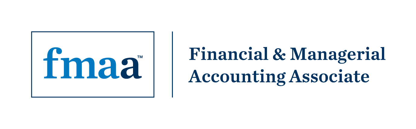 Logo of the Financial Management Association with the text "fmaa" and "Financial & Managerial Accounting Associate".