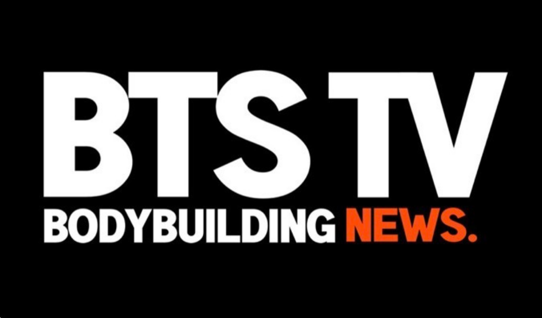 BTSV Bodybuilding News logo with black background, white text, and a red accent on the word 'NEWS'.