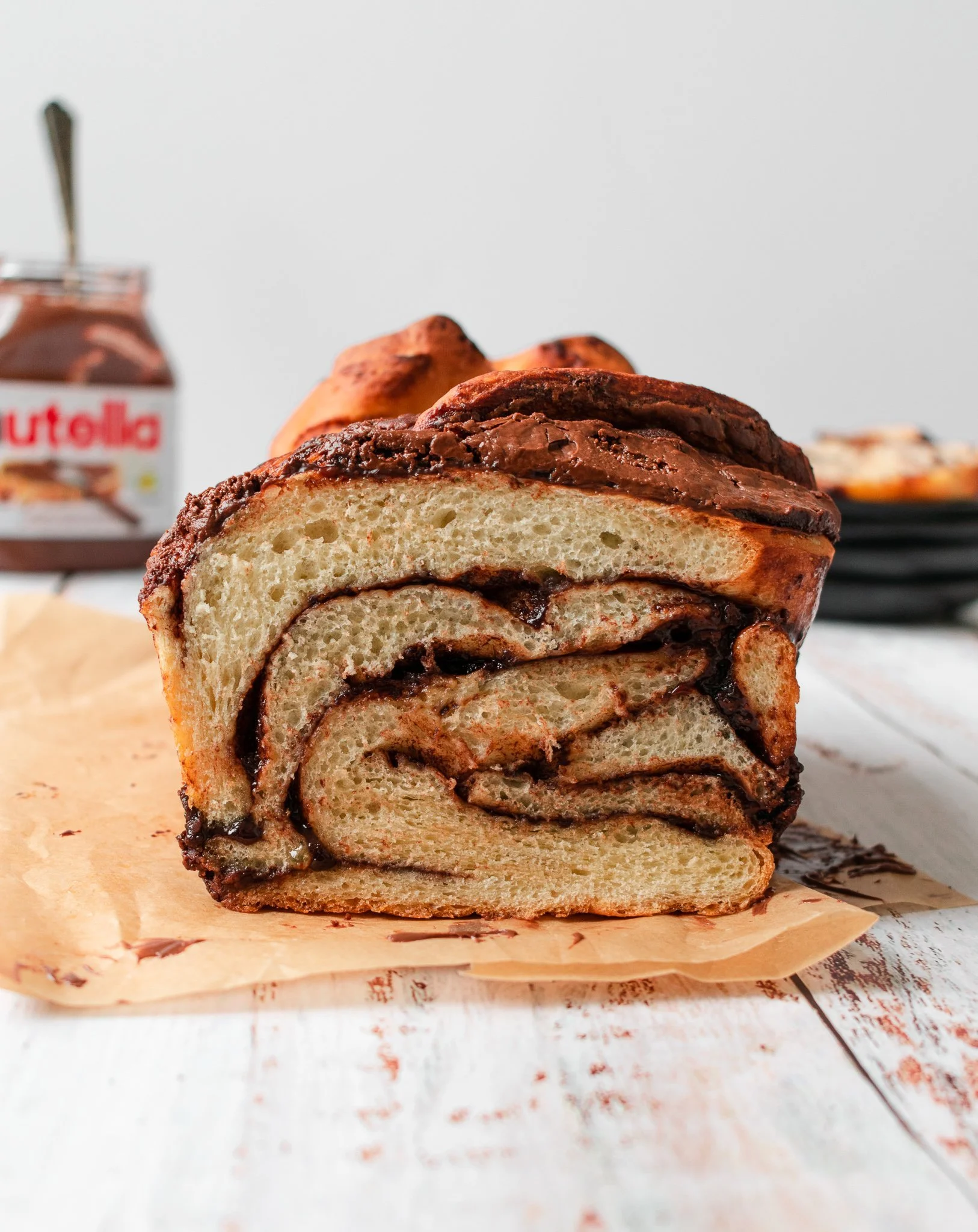 🍫 Nutella Swirl Bread (Soft, Chocolatey &amp; Incredibly Easy!)