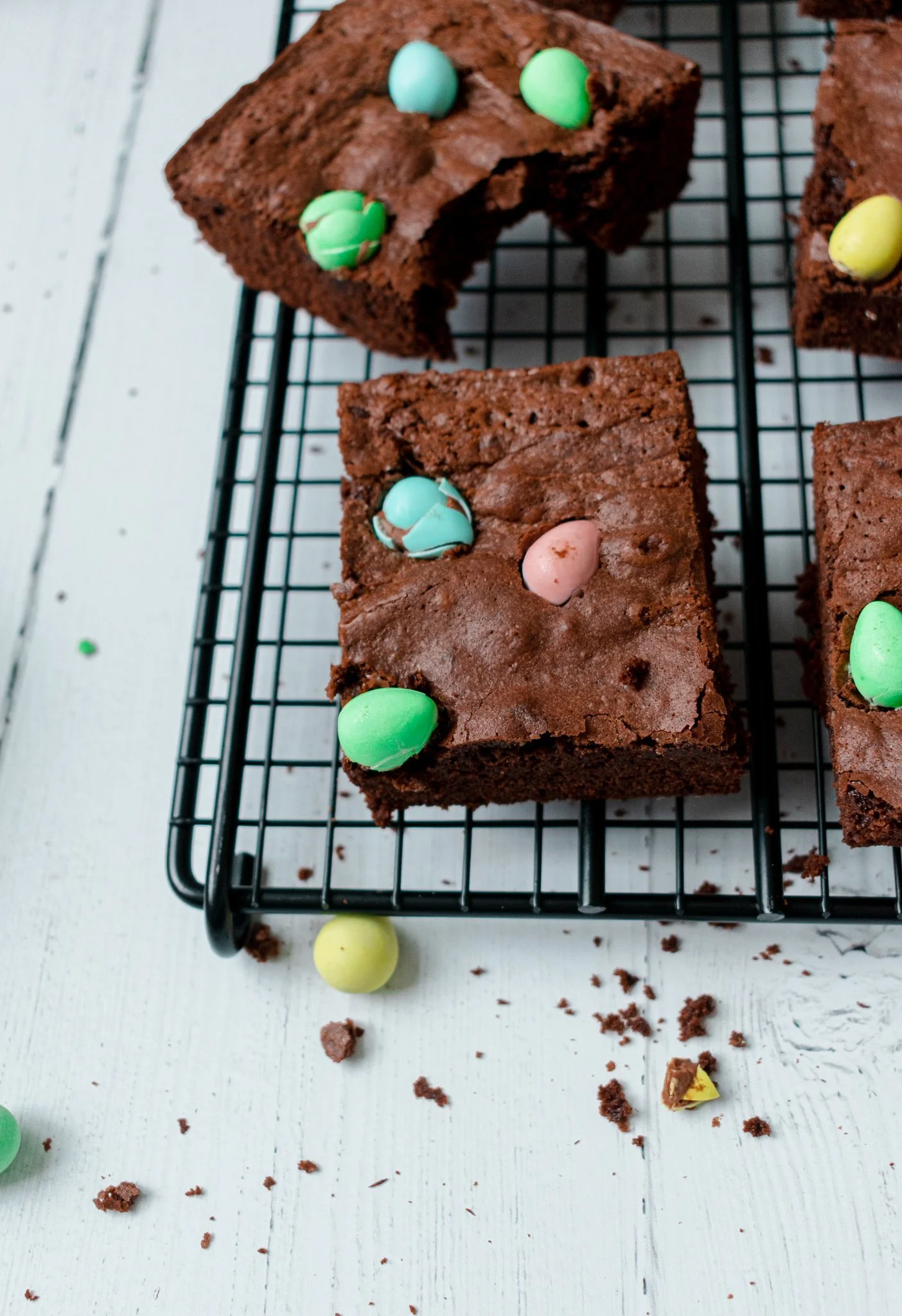  🐣 Mini‑Egg Brownies (Ultra Fudgy &amp; Perfect for Easter!)