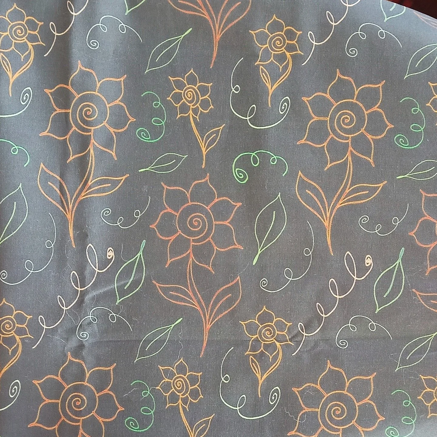My very first pattern ON FABRIC!!!!! I'm overwhelmed, excited, and so grateful I found the right encouragement and tools to get off my bum and make this happen! ❤️