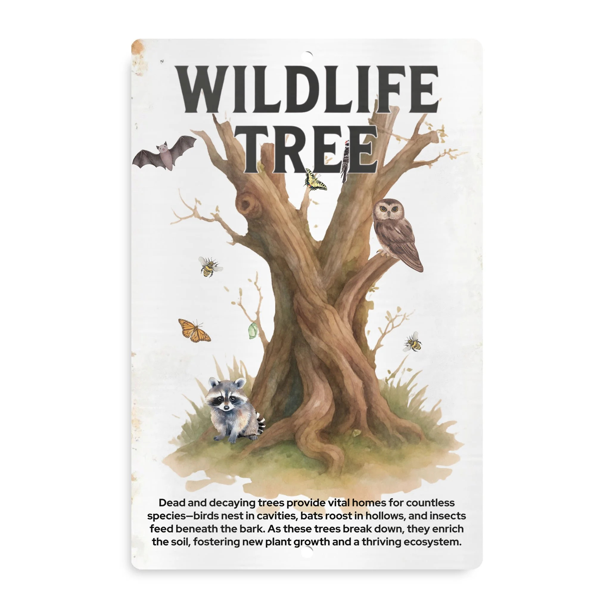 Tree of Life Wildlife Habitat Sign