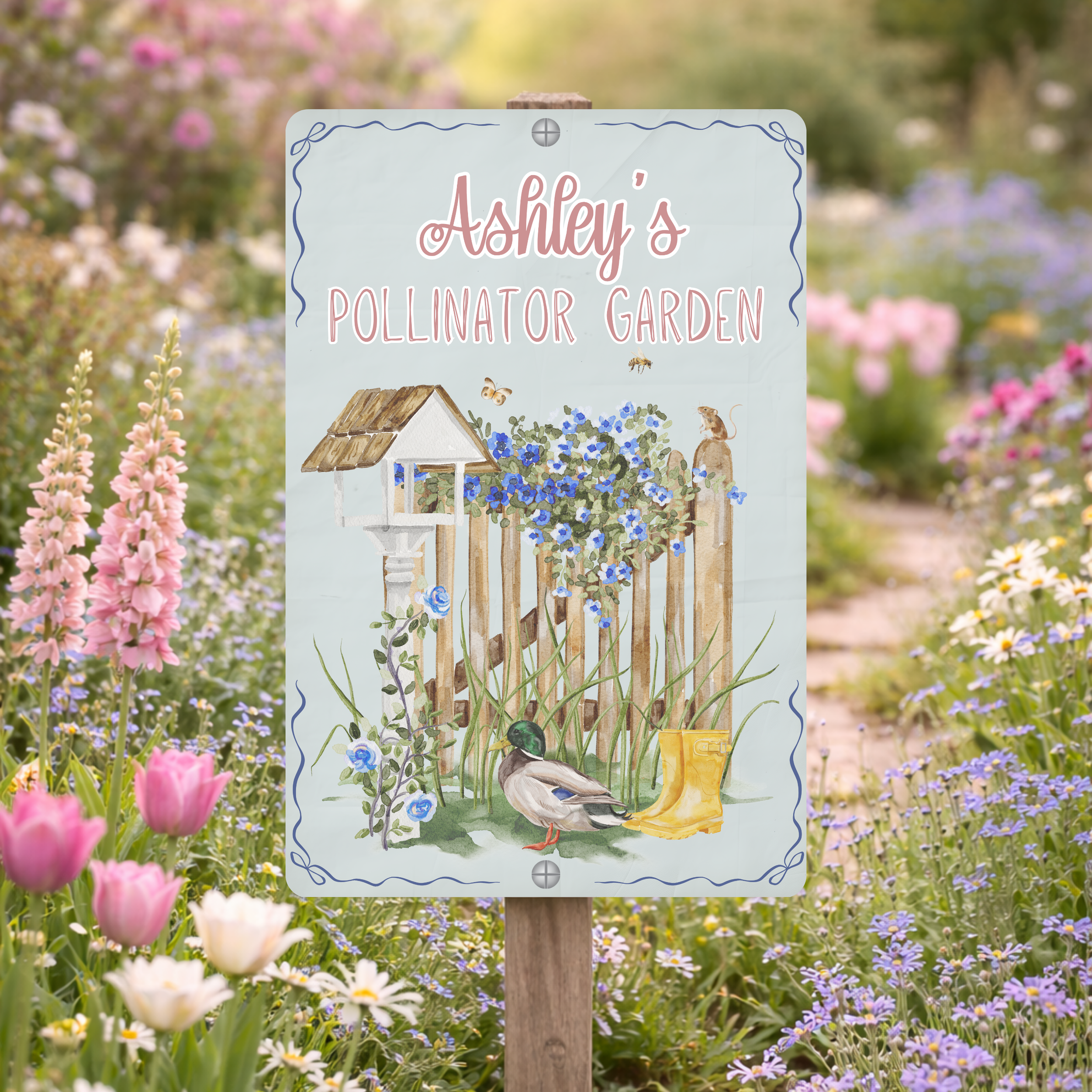 How to Mount Your Pollinator Metal Sign