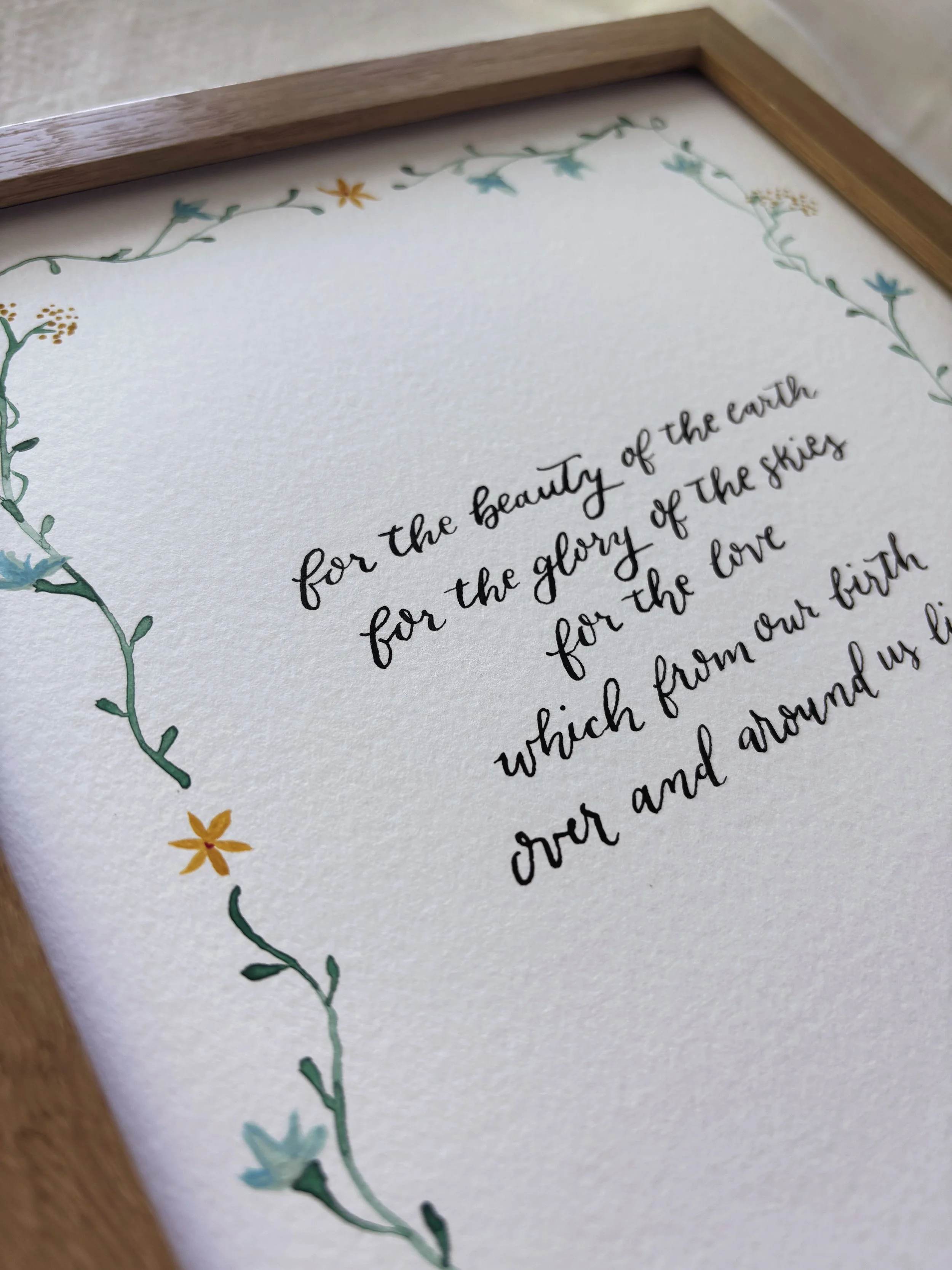 CB Lettering For the Beauty of the Earth.jpg