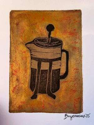 Stacey's famous coffee pot