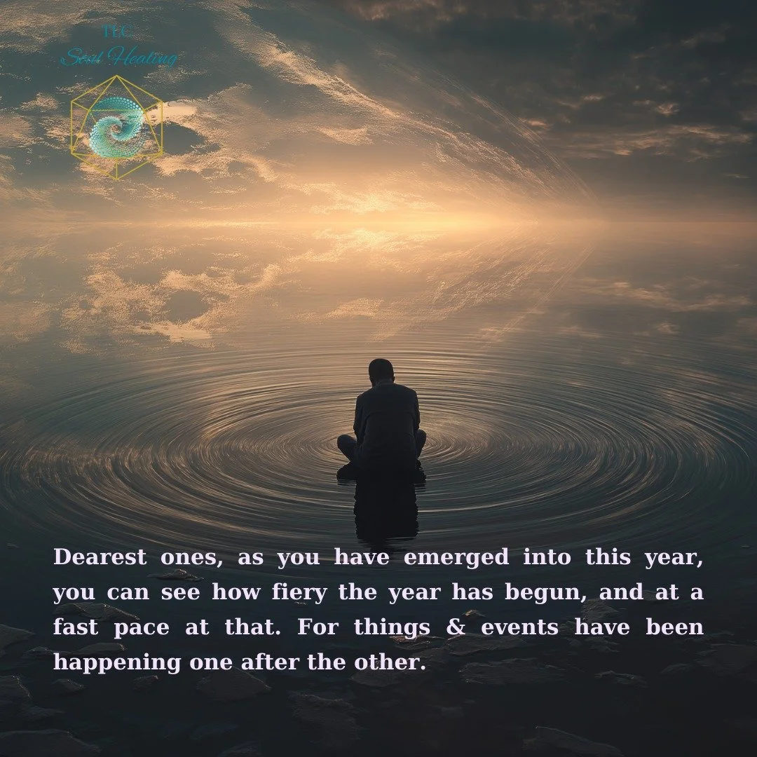 Message from the Akasha✨

Dearest ones, as you have emerged into this year, you can see how fiery the year has begun &amp; with a fast pace at that. For things &amp; events have been happening one after the other🔥.

Watching from the sidelines, thes