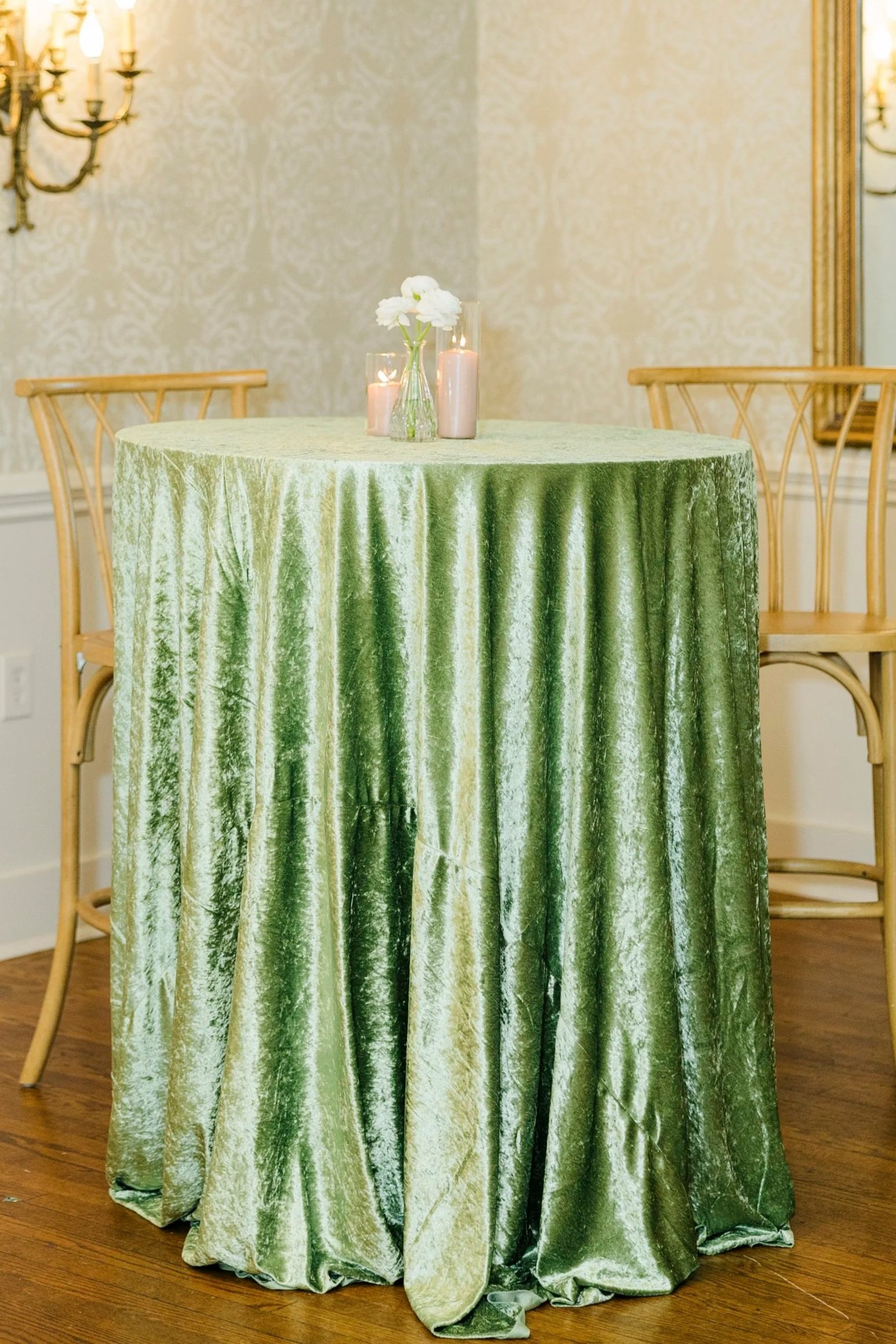 Green Velvet Linen