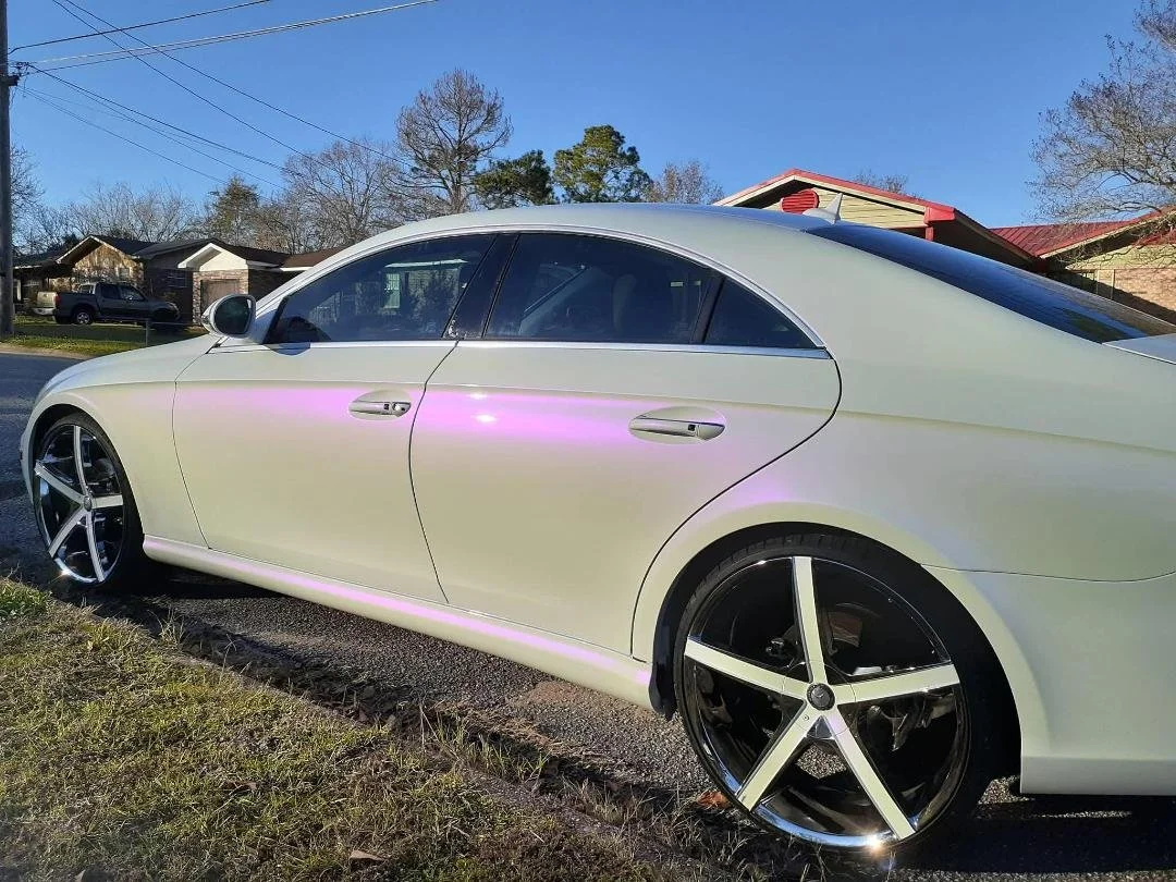 White with Purple Pearl