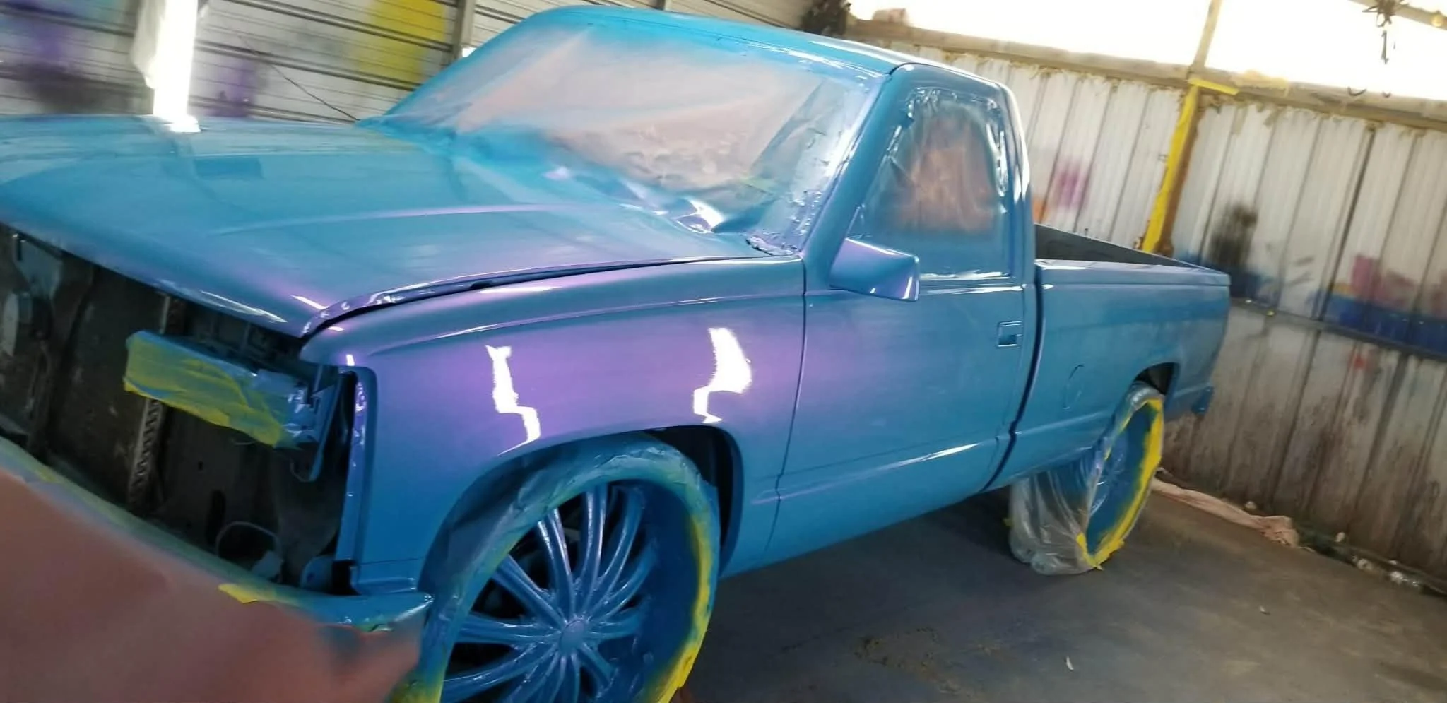 Blue with Purple Pearl