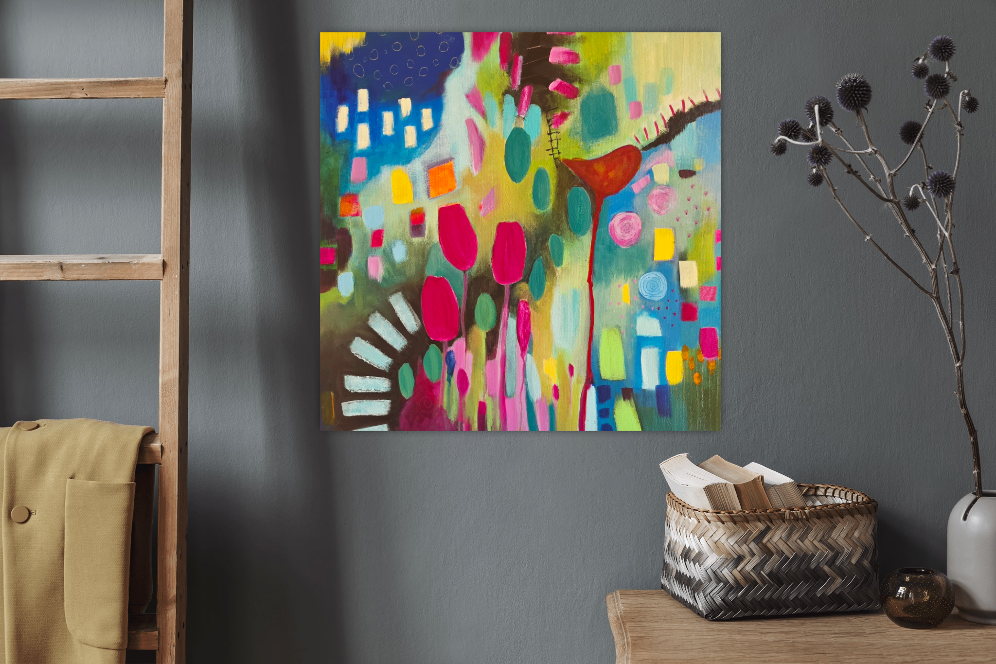 Climbing the Ladder (51cm *51cm)