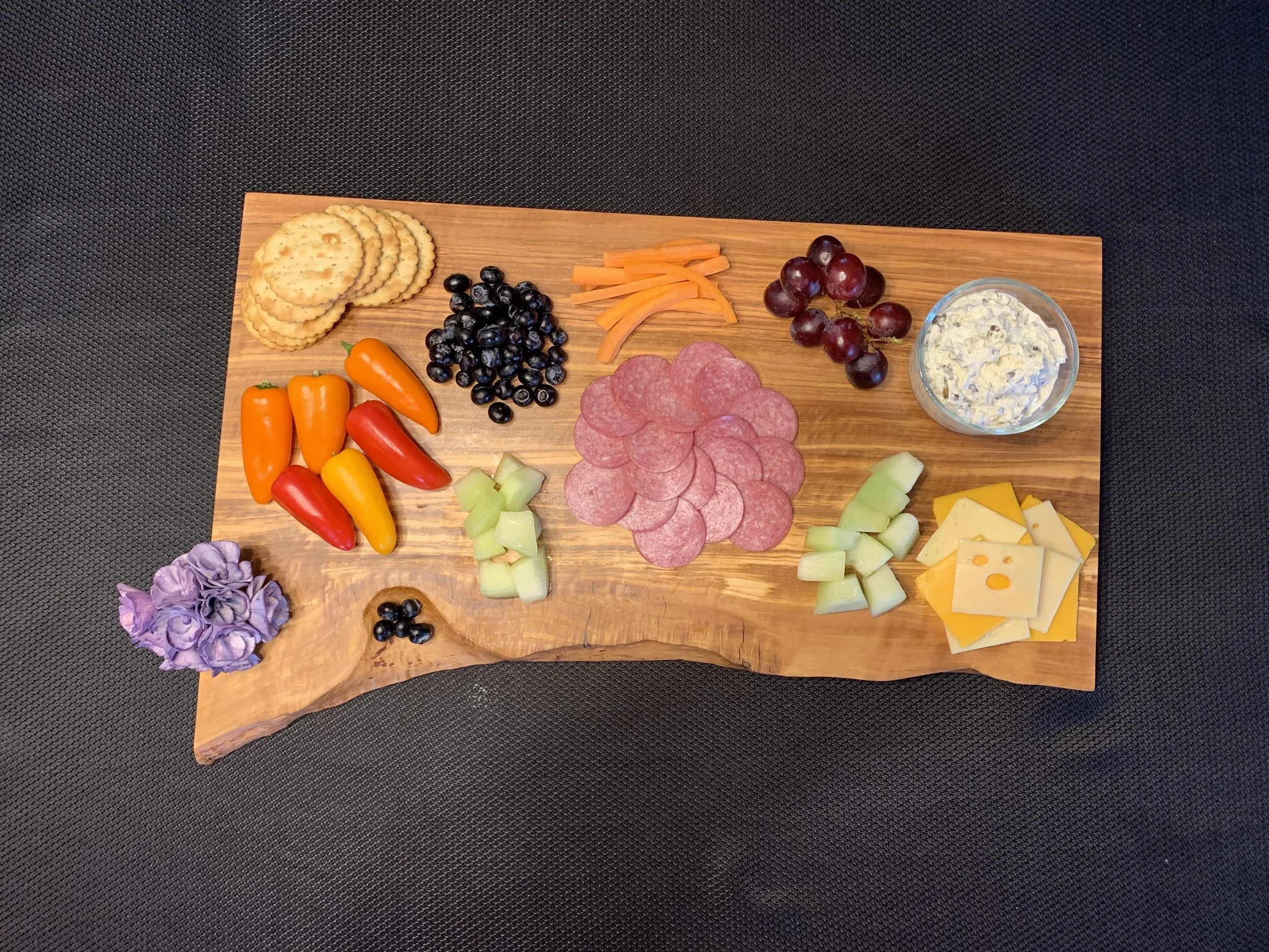 Live Edge Charcuterie Board