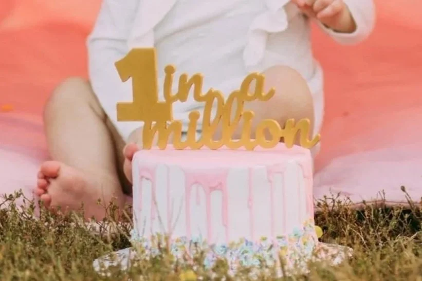 1 in a Million Cake Topper