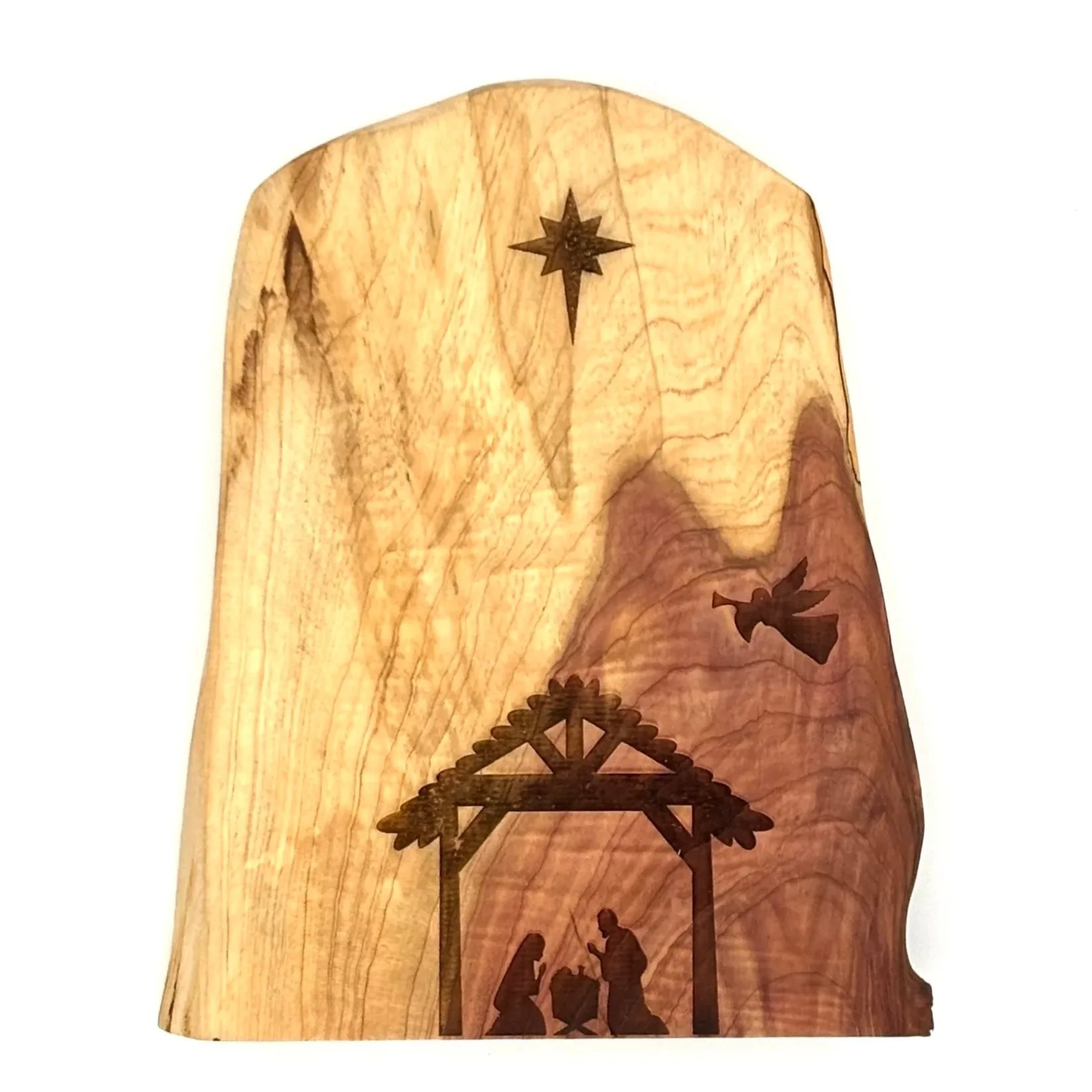 Large Live Edge Nativity