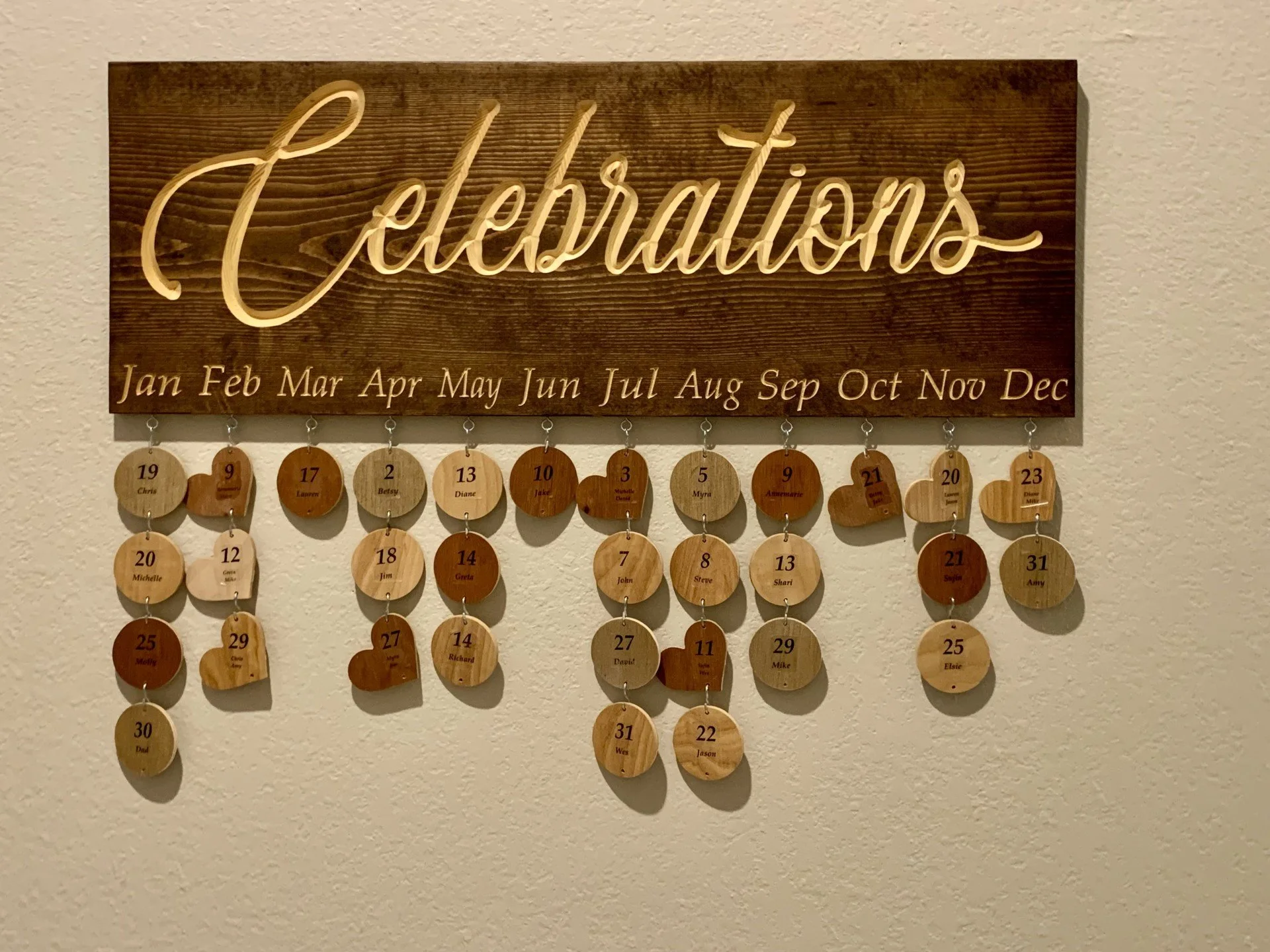 Celebrations Sign