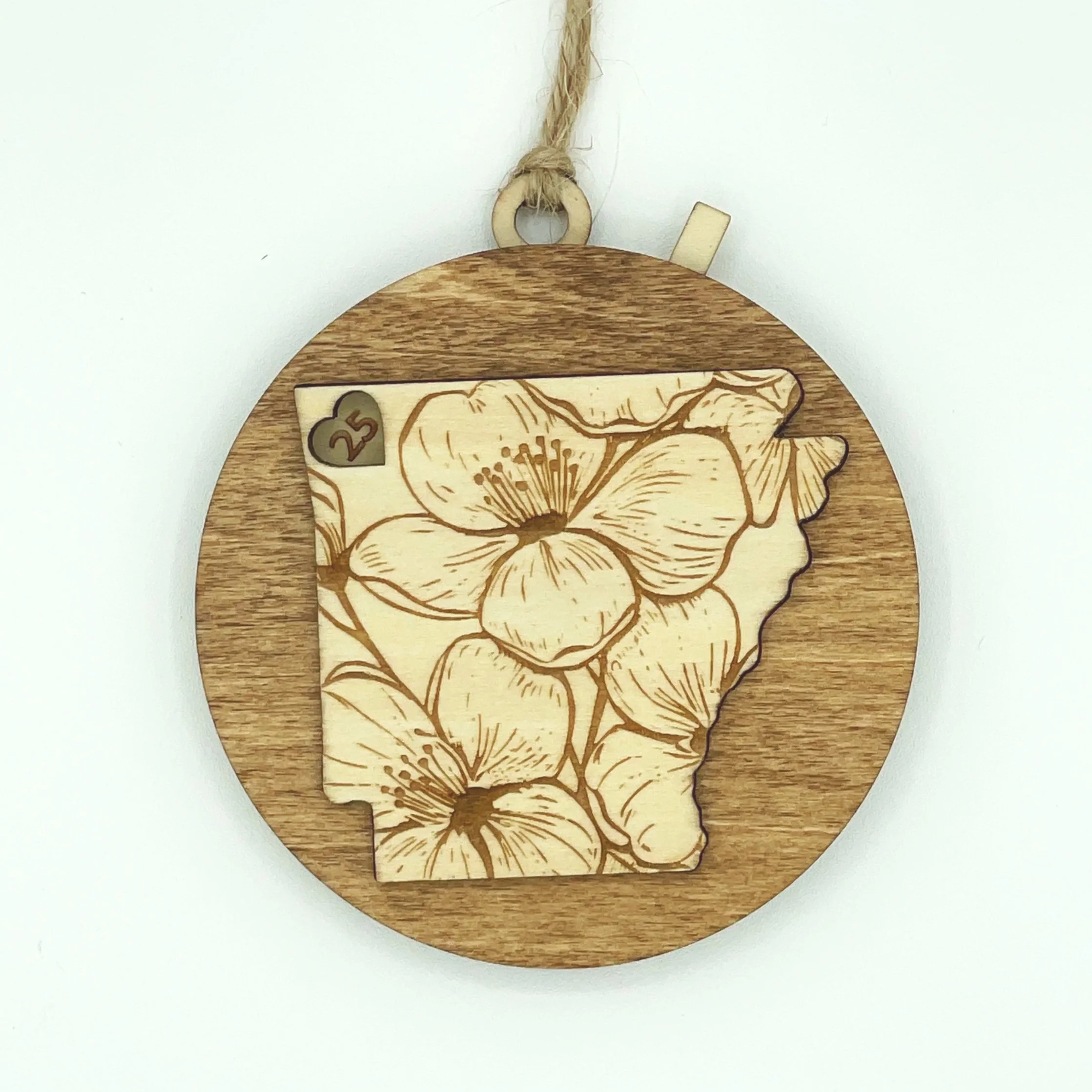 Arkansas Countdown Ornament