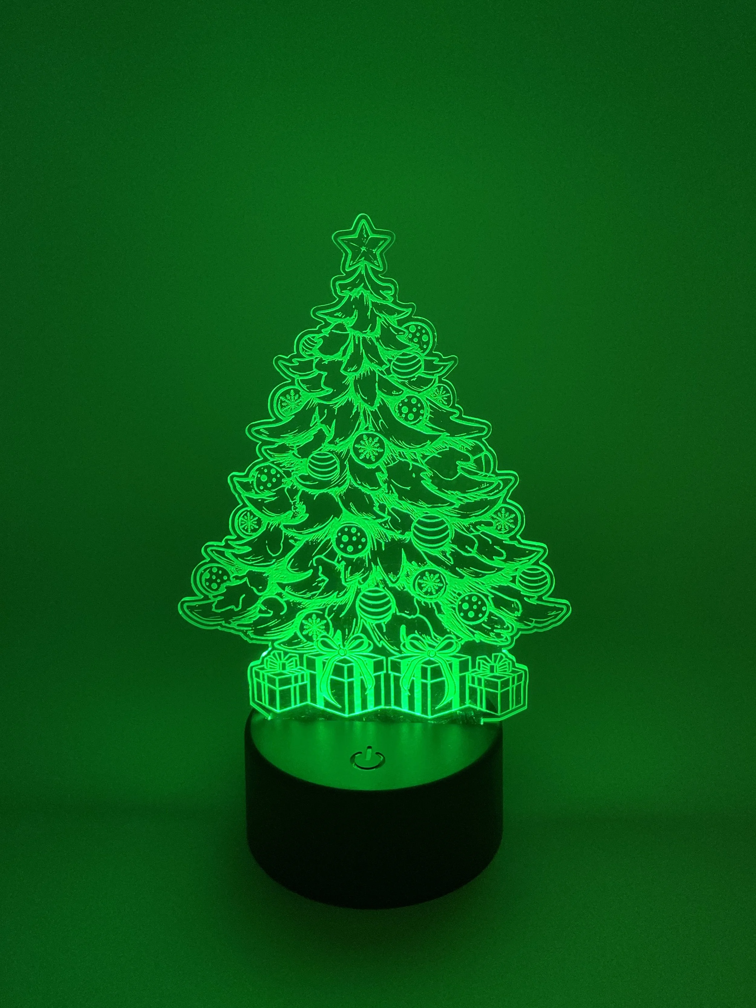 Acrylic Christmas Tree Lamp