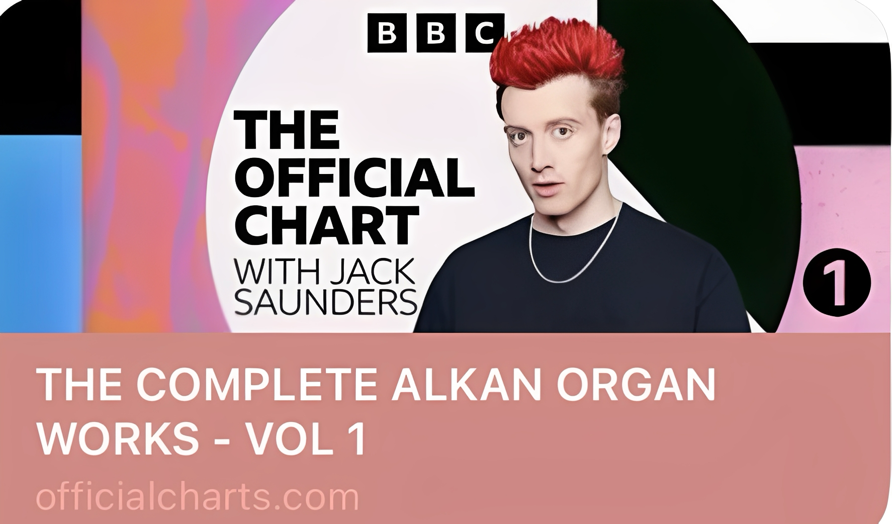 Alkan Volume One enters top 20 BBC Official Charts