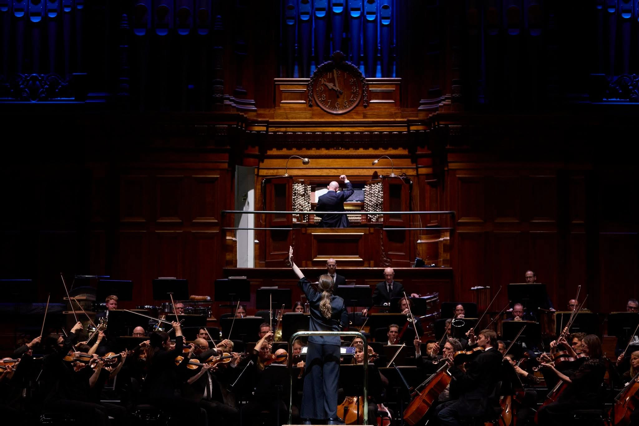Joseph Nolan in action with the Melbourne Symphony Orchestra as part of The Grand Organ Festival 2026.