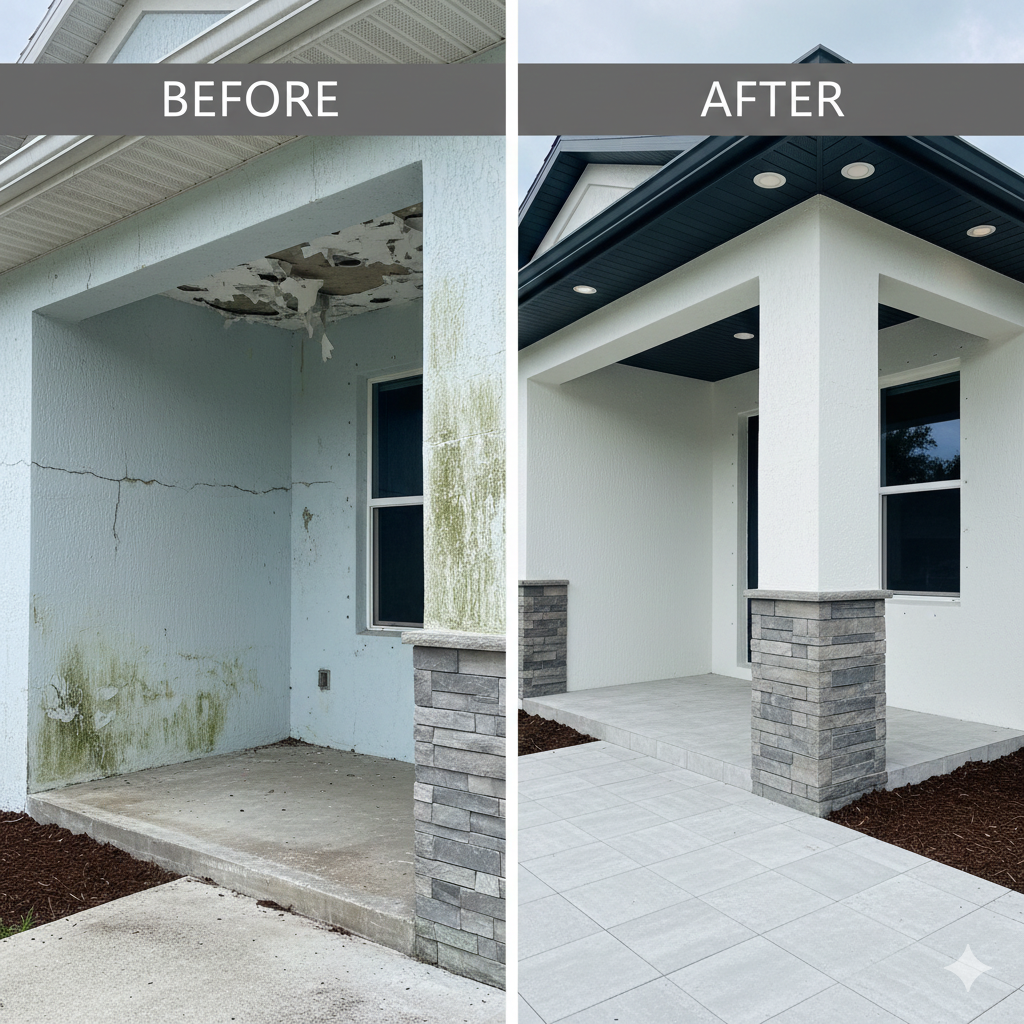 Exterior Transformation (Before &amp; After)