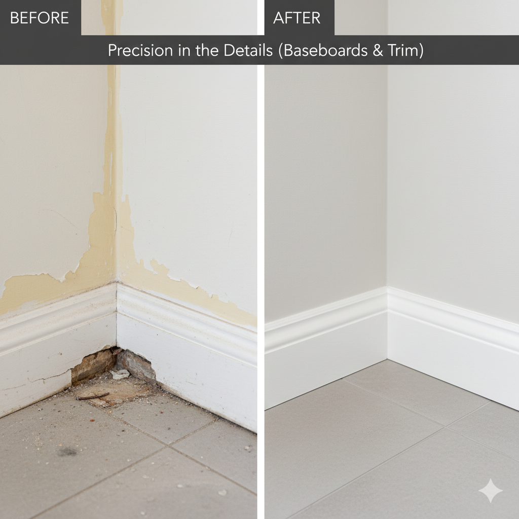 Precision in the Details (Baseboards &amp; Trim)