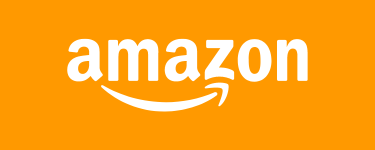 Amazon logo on an orange background