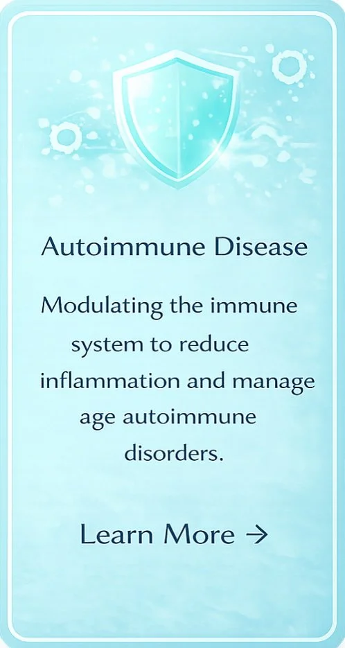 Stem cell therapy for autoimmune diseases and immune system regulation