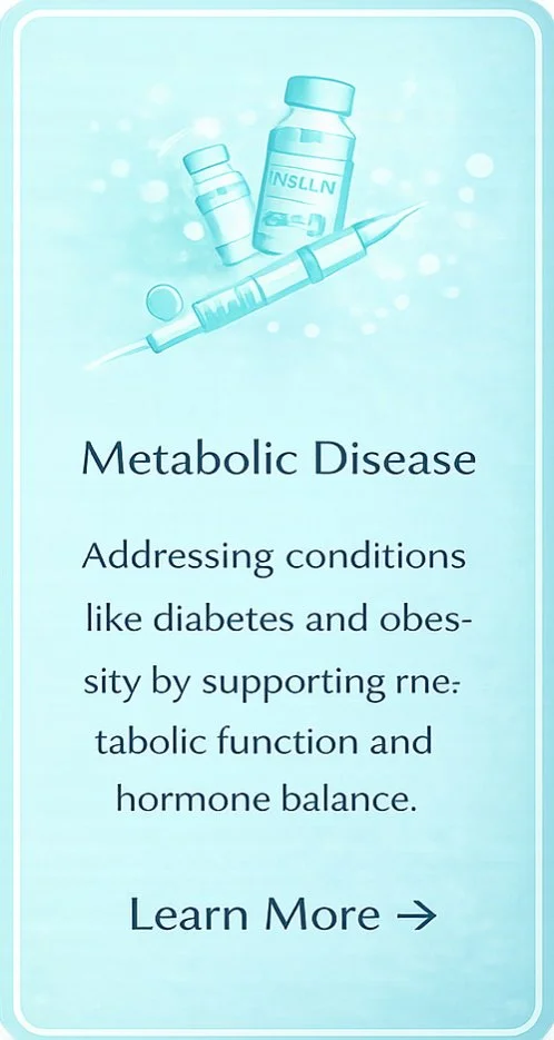 Stem cell therapy for metabolic diseases including diabetes and obesity