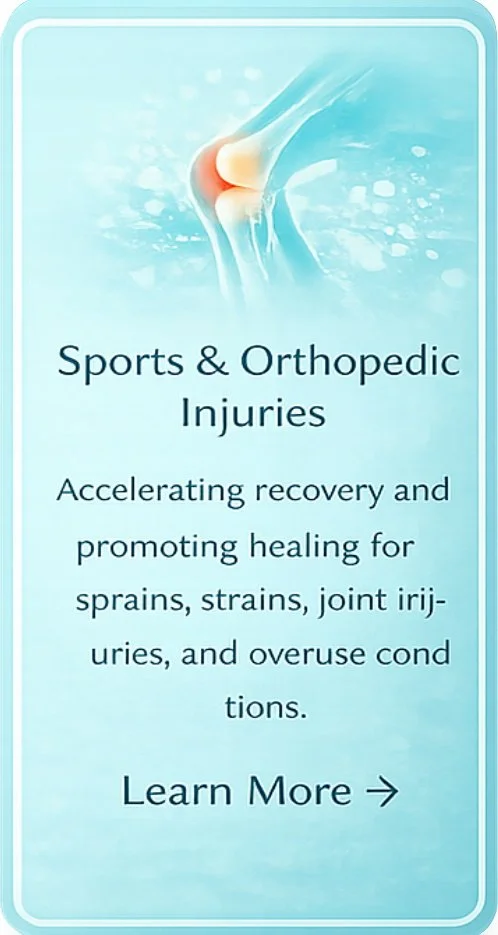 Stem cell therapy supporting recovery from sports and orthopedic injuries