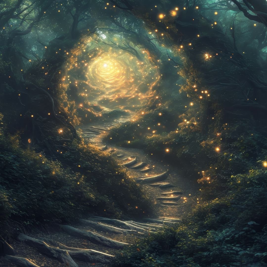 Starlit path