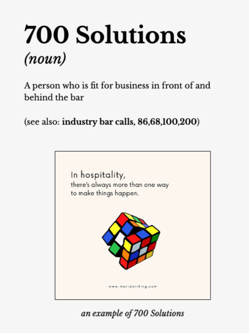 700 Solutions embodies versatility in hospitality—much like a Rubik’s Cube, every move creates new solutions.