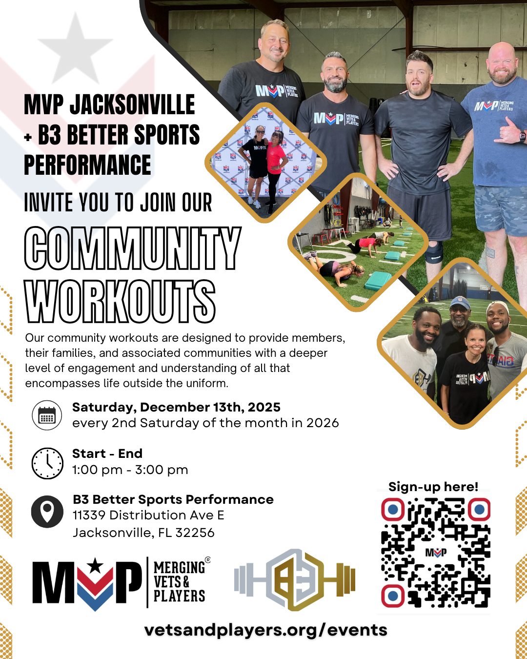 Jacksonville Community Monthly Workout - Dec 13