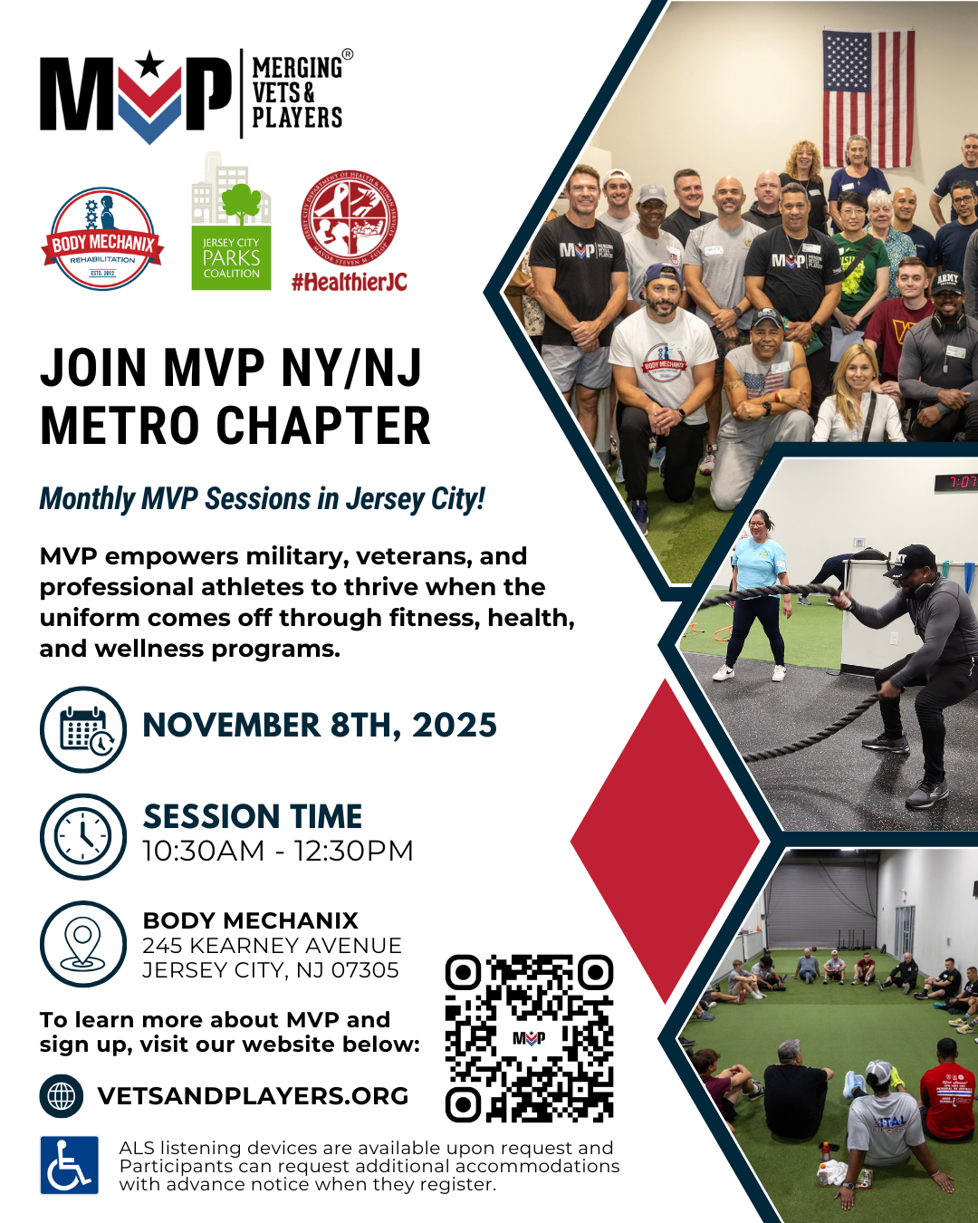 Join MVP NY/NJ Metro Chapter November 8