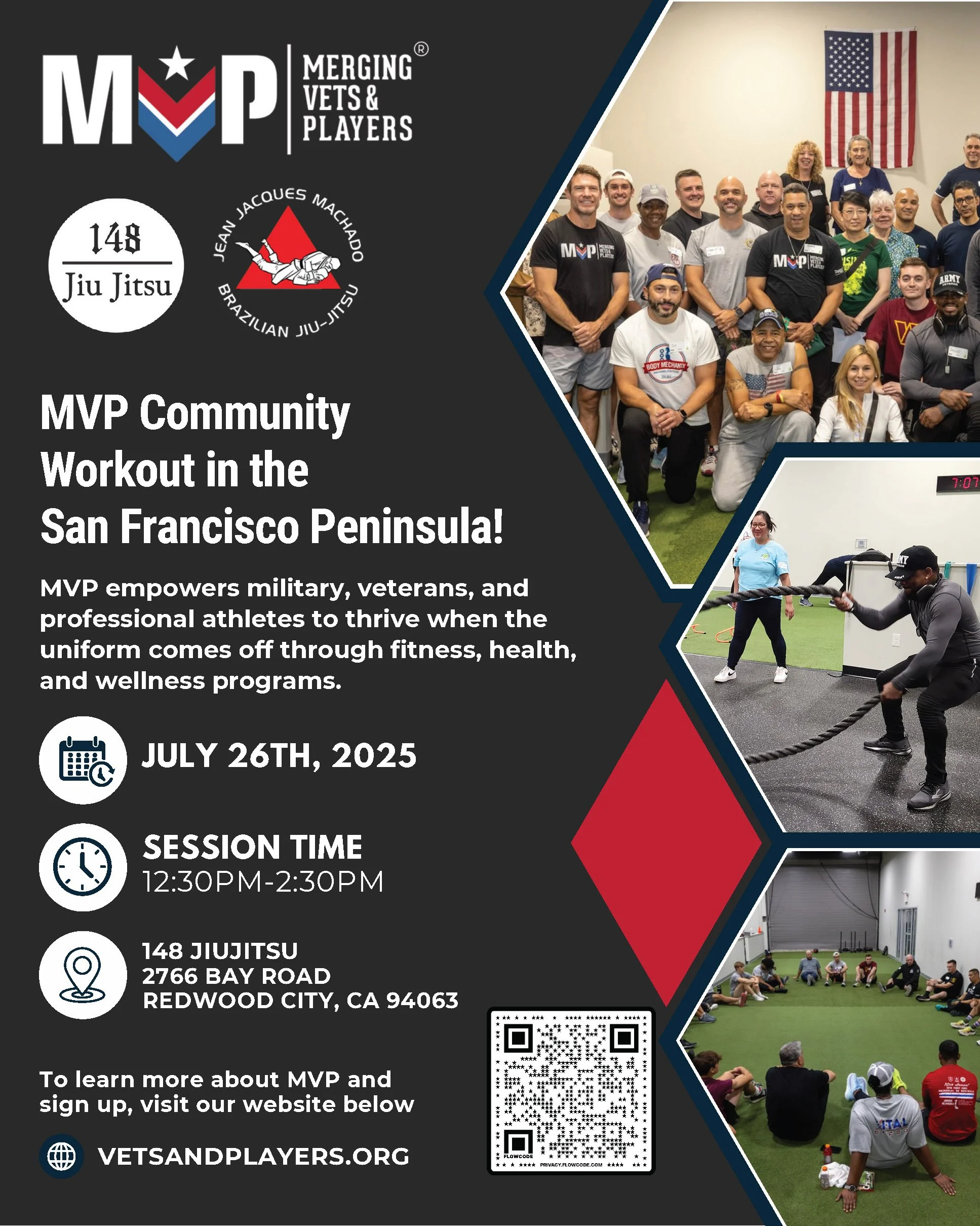 MVP Community Workout in the San Francisco Peninsula!