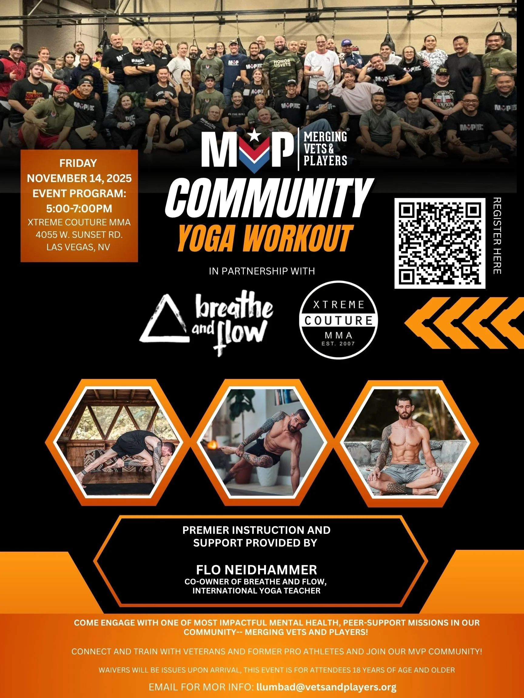 MVP Las Vegas Community Yoga Workout