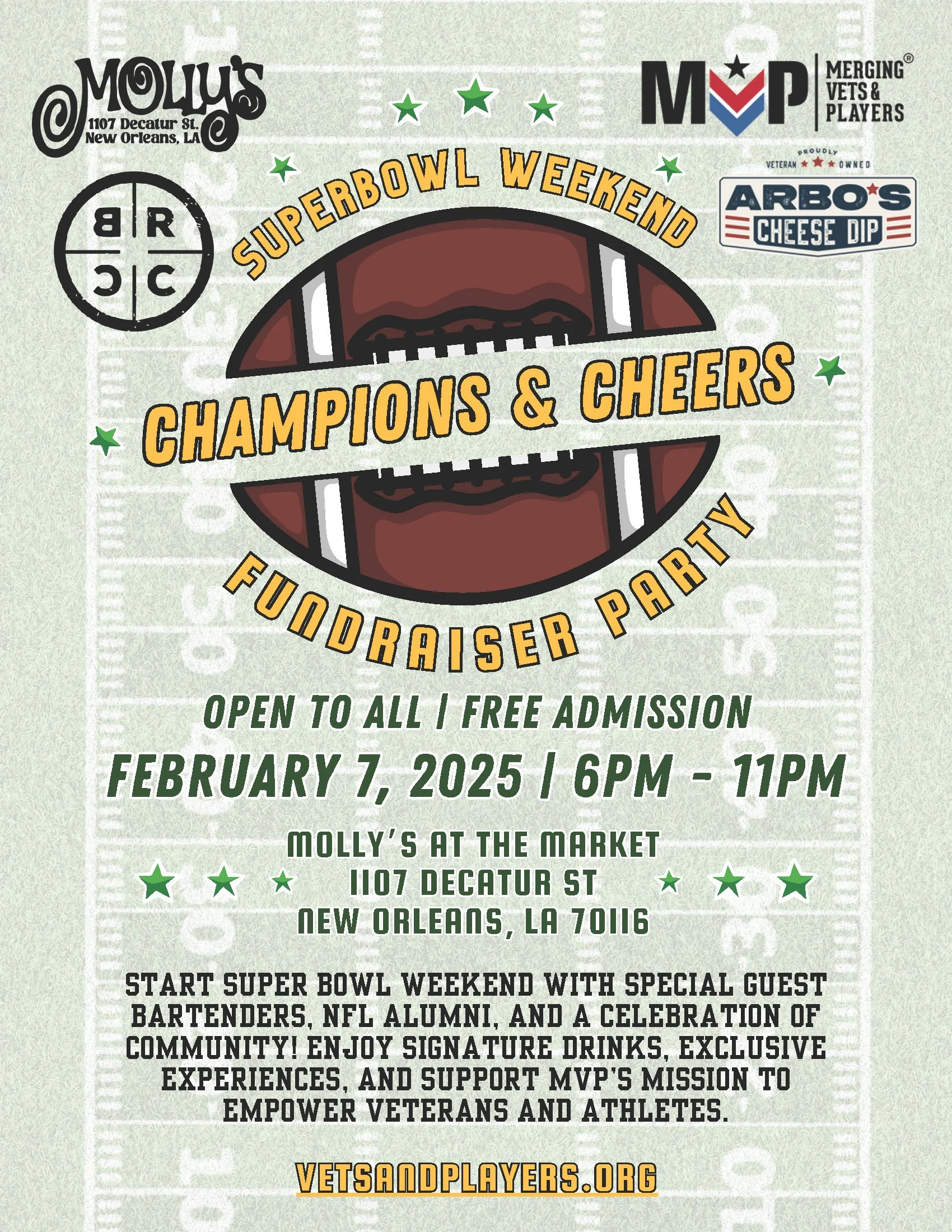 Superbowl Weekend Fundraiser Party