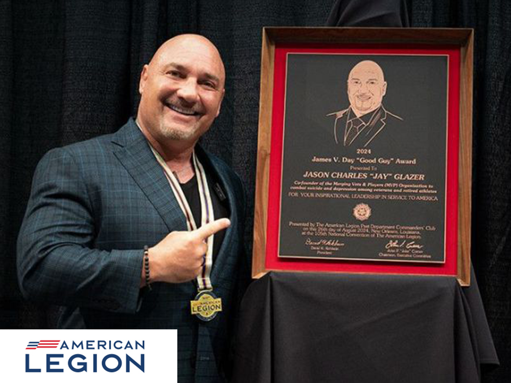 NFL Insider Jay Glazer receives Legion ‘Good Guy’ Award